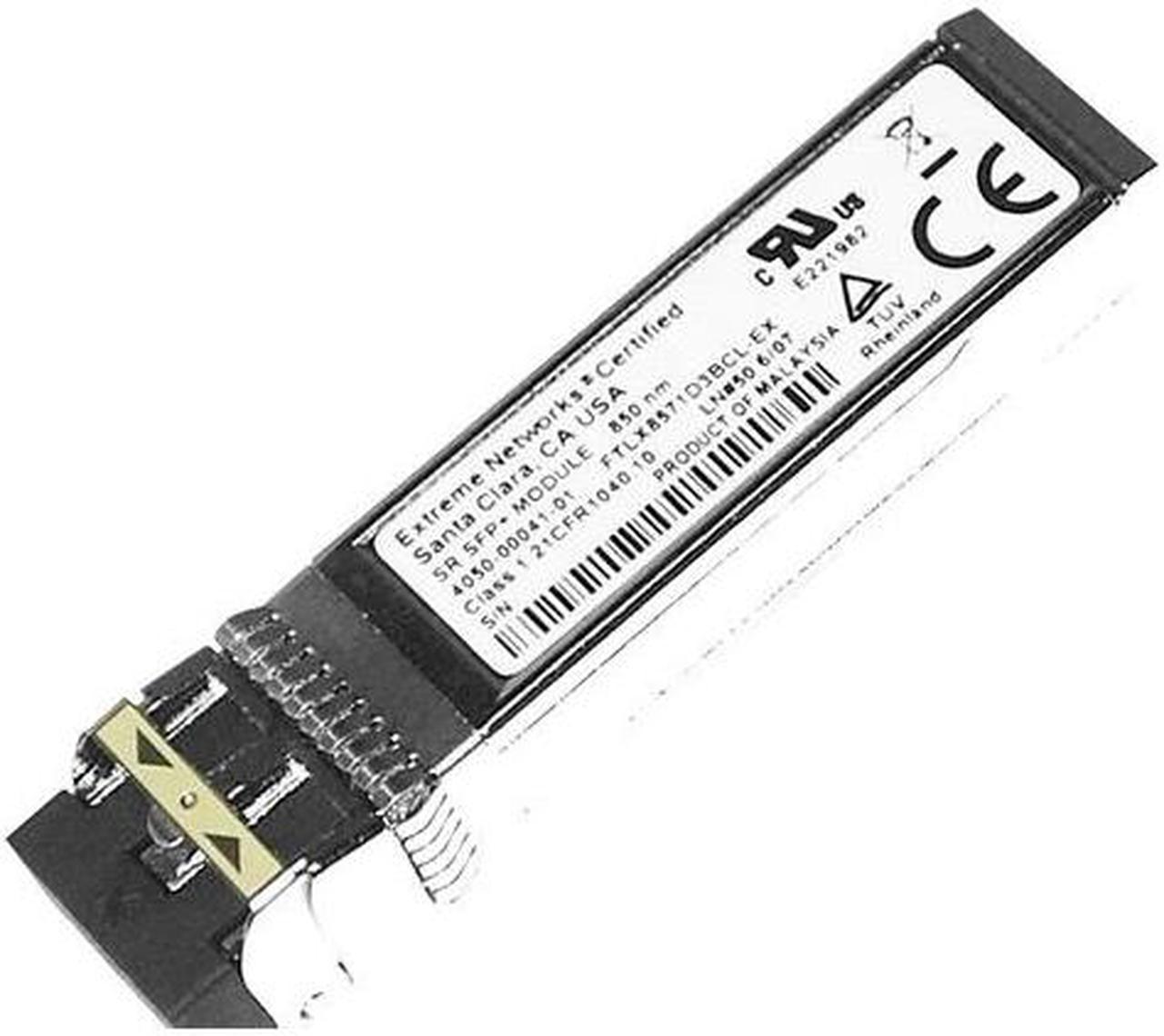 Extreme Networks Inc. SFP+ Transceiver Module - 10 Gigabit Ethernet