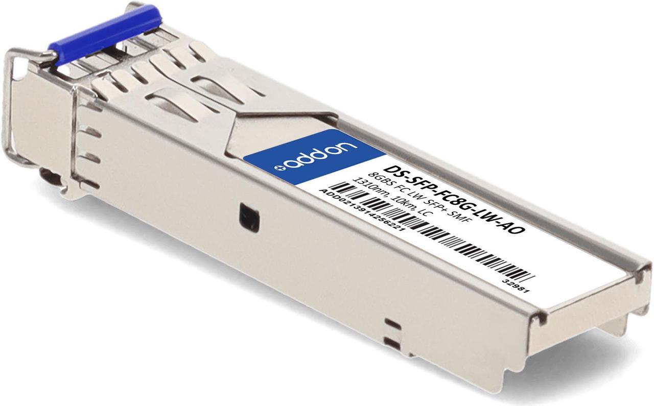 Alt view image 3 of 8 - Cisco® DS-SFP-FC8G-LW Compatible TAA Compliant 8GBase-LW Fibre Channel SFP+ Transceiver (SMF, 1310nm, 10km, LC)