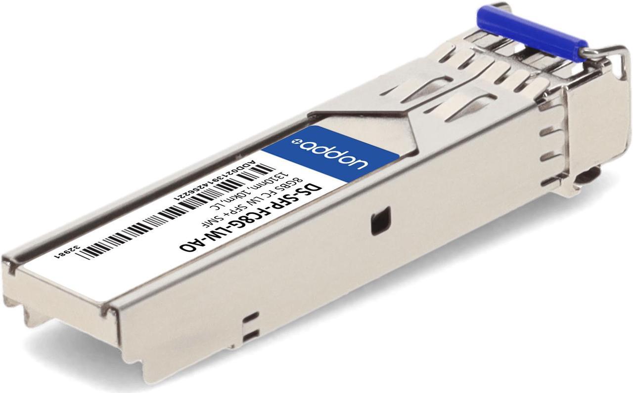 Alt view image 5 of 8 - Cisco® DS-SFP-FC8G-LW Compatible TAA Compliant 8GBase-LW Fibre Channel SFP+ Transceiver (SMF, 1310nm, 10km, LC)