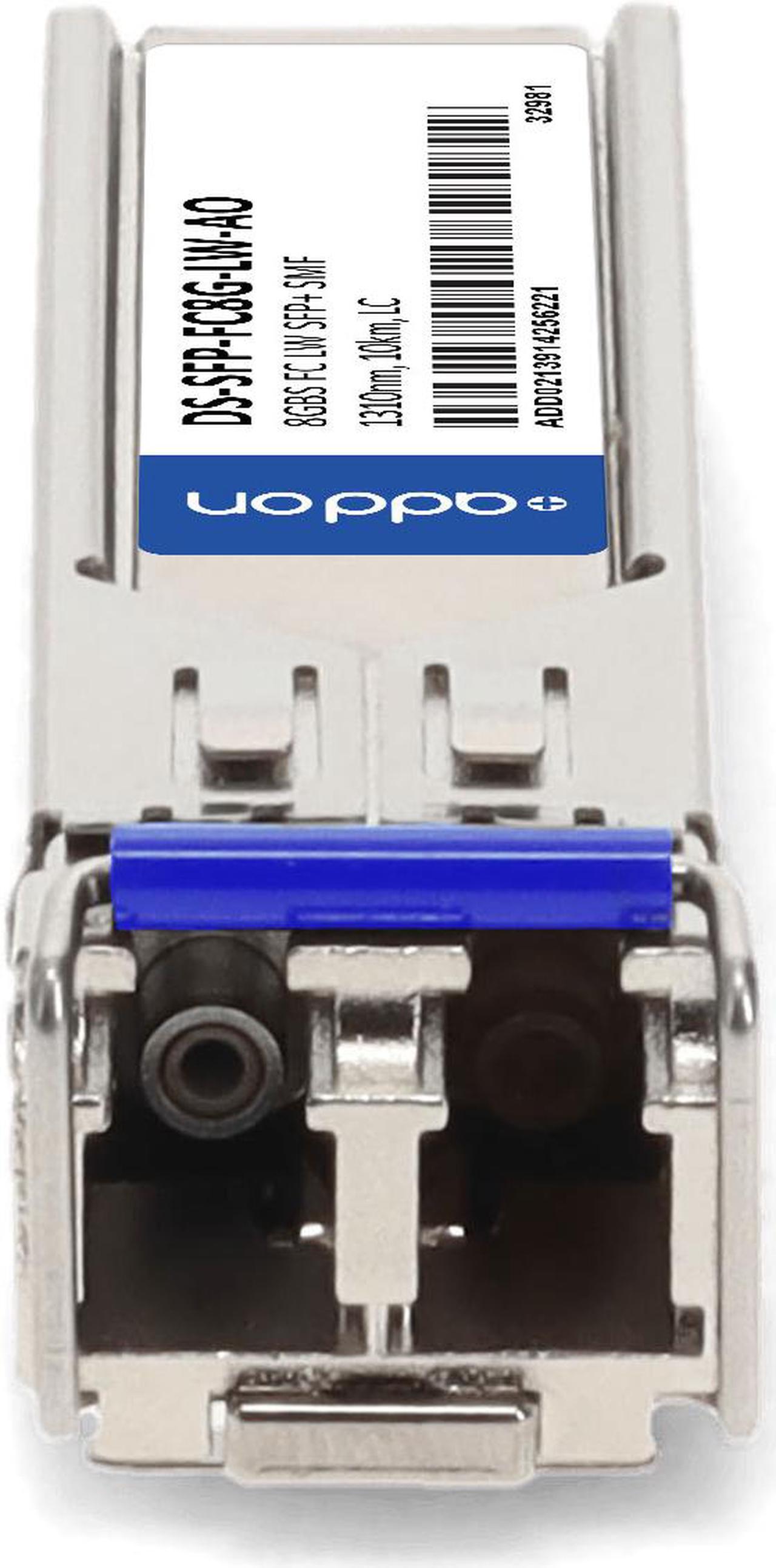 Alt view image 8 of 8 - Cisco® DS-SFP-FC8G-LW Compatible TAA Compliant 8GBase-LW Fibre Channel SFP+ Transceiver (SMF, 1310nm, 10km, LC)
