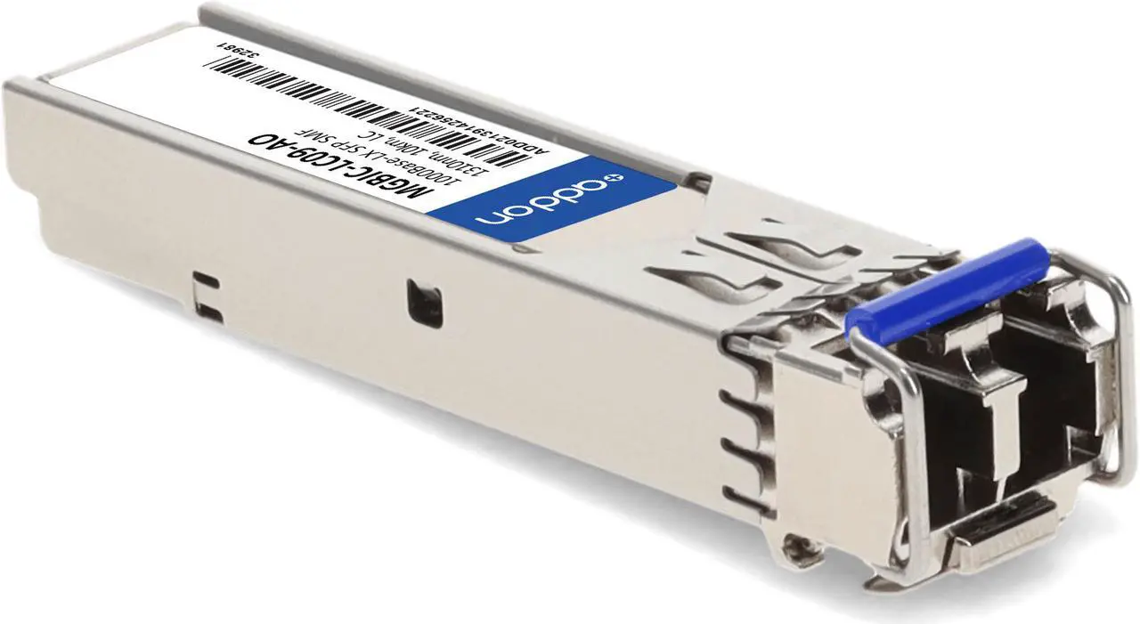 Alt view image 7 of 8 - Enterasys® MGBIC-LC09 Compatible TAA 1000Base-LX SFP Transceiver (SMF, 1310nm, 10km, LC, DOM)