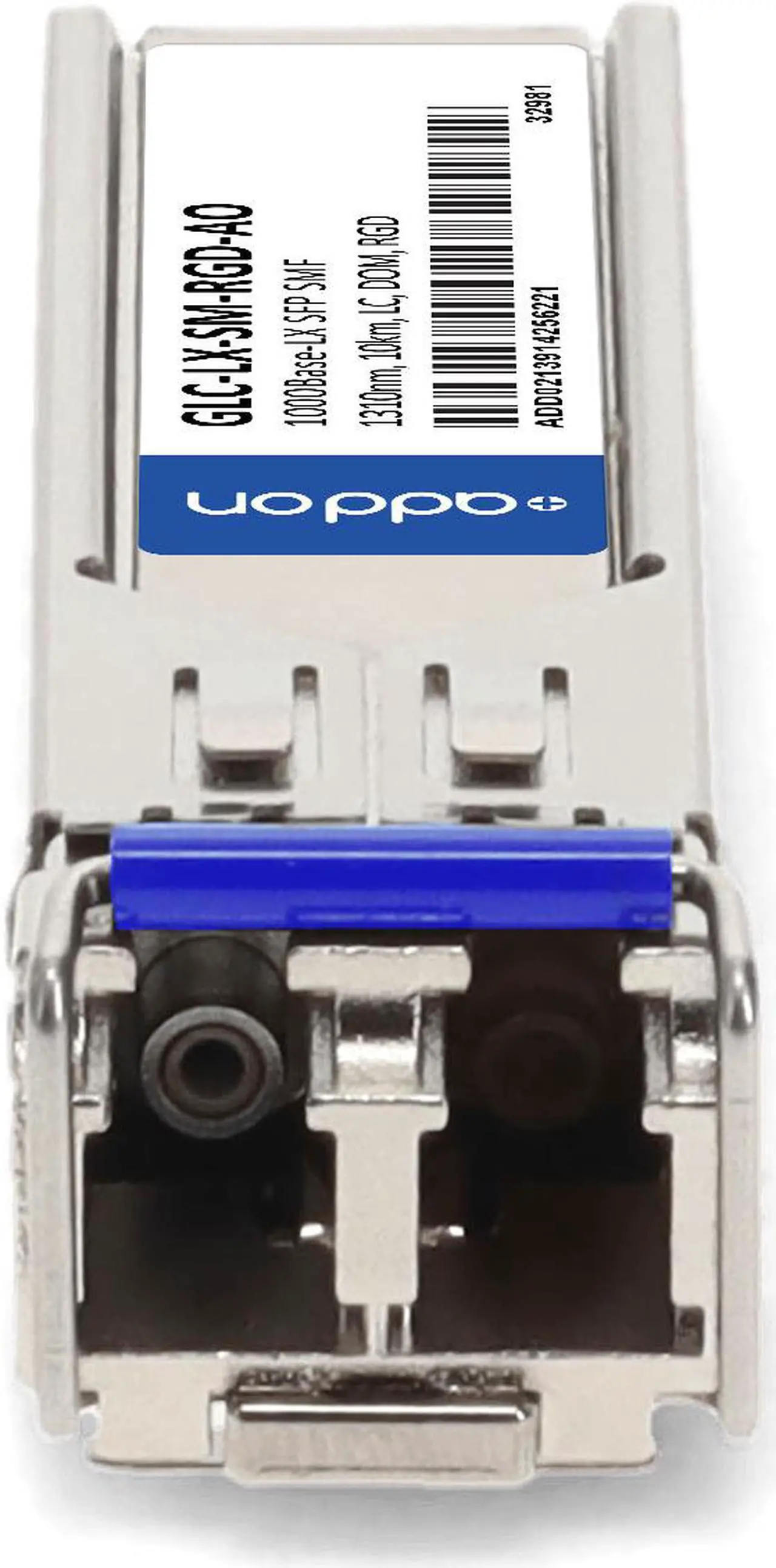 Alt view image 8 of 8 - Cisco® GLC-LX-SM-RGD Compatible 1000Base-LX SFP Transceiver (SMF, 1310nm, 10km, LC, -40 to 85C)