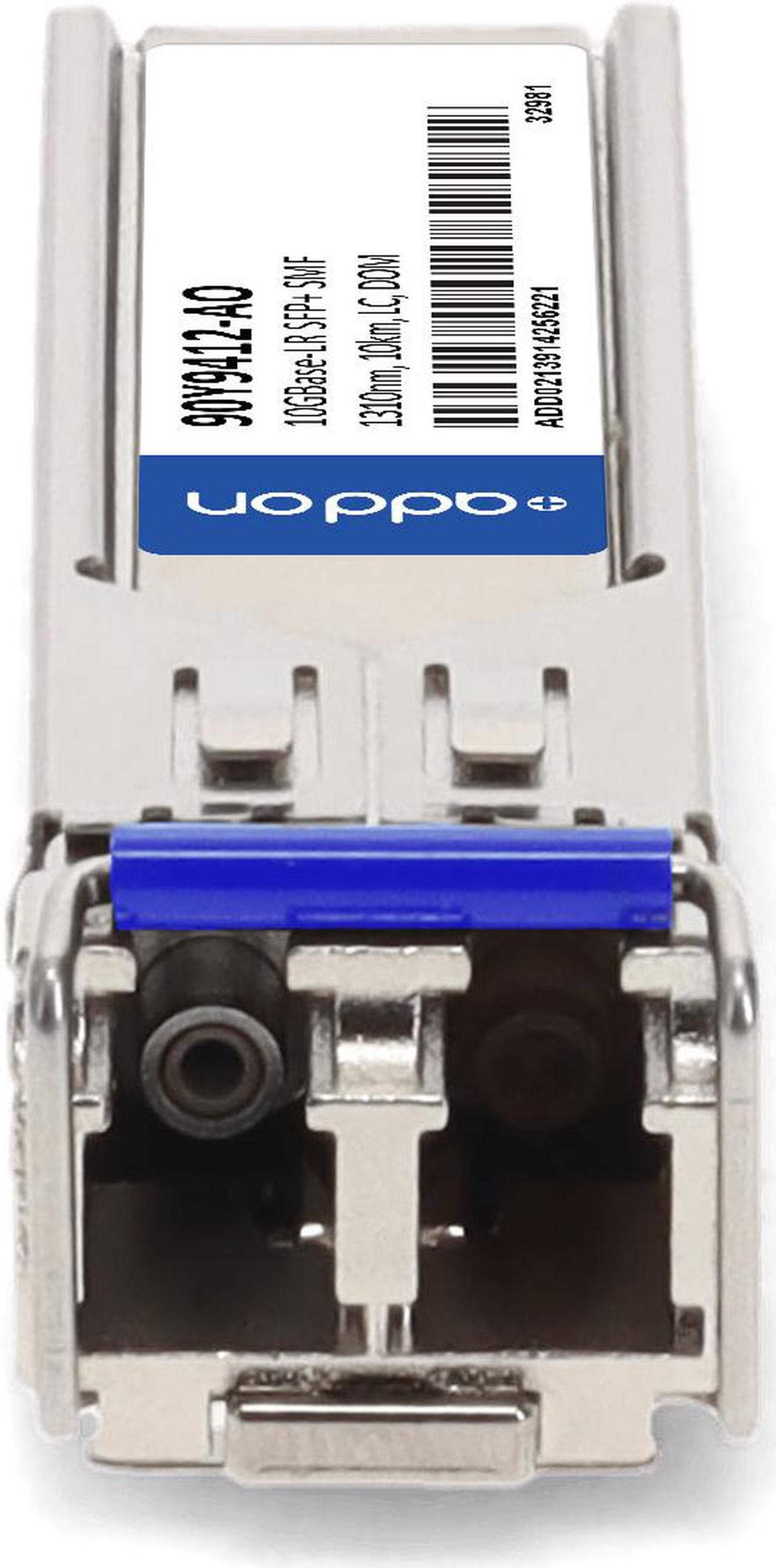 Alt view image 8 of 8 - IBM® 90Y9412 Compatible TAA 10GBase-LR SFP+ Transceiver (SMF, 1310nm, 10km, LC, DOM)