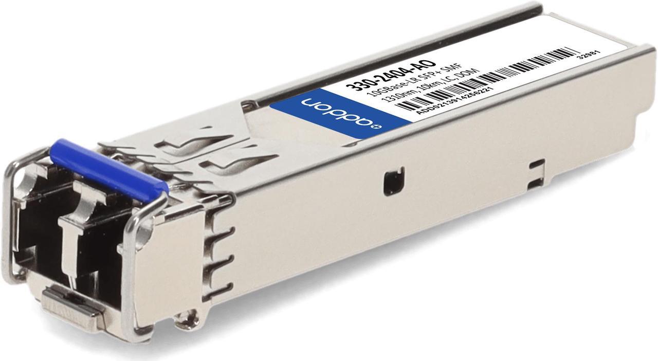 Main image of Dell® 330-2404 Compatible TAA 10GBase-LR SFP+ Transceiver (SMF, 1310nm, 10km, LC, DOM)