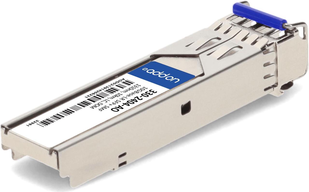 Alt view image 5 of 8 - Dell® 330-2404 Compatible TAA 10GBase-LR SFP+ Transceiver (SMF, 1310nm, 10km, LC, DOM)