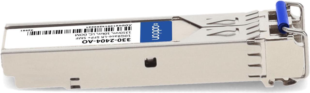 Alt view image 6 of 8 - Dell® 330-2404 Compatible TAA 10GBase-LR SFP+ Transceiver (SMF, 1310nm, 10km, LC, DOM)