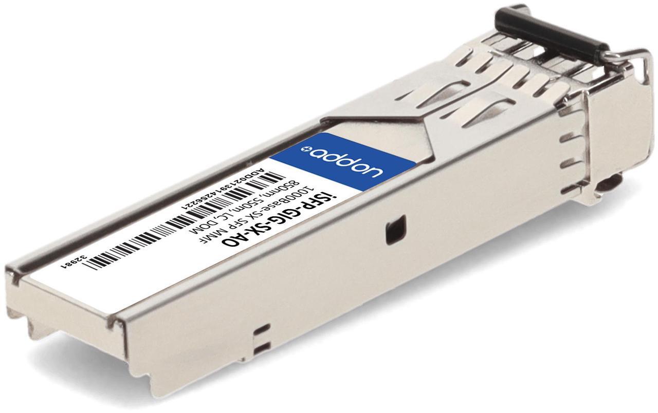 Alt view image 5 of 8 - Alcatel-Lucent Nokia® iSFP-GIG-SX Compatible TAA 1000Base-SX SFP Transceiver (MMF, 850nm, 550m, LC, DOM, -40 to 85C)
