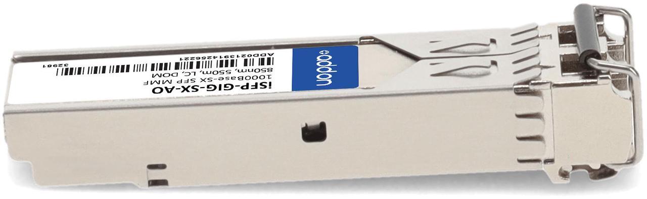 Alt view image 6 of 8 - Alcatel-Lucent Nokia® iSFP-GIG-SX Compatible TAA 1000Base-SX SFP Transceiver (MMF, 850nm, 550m, LC, DOM, -40 to 85C)