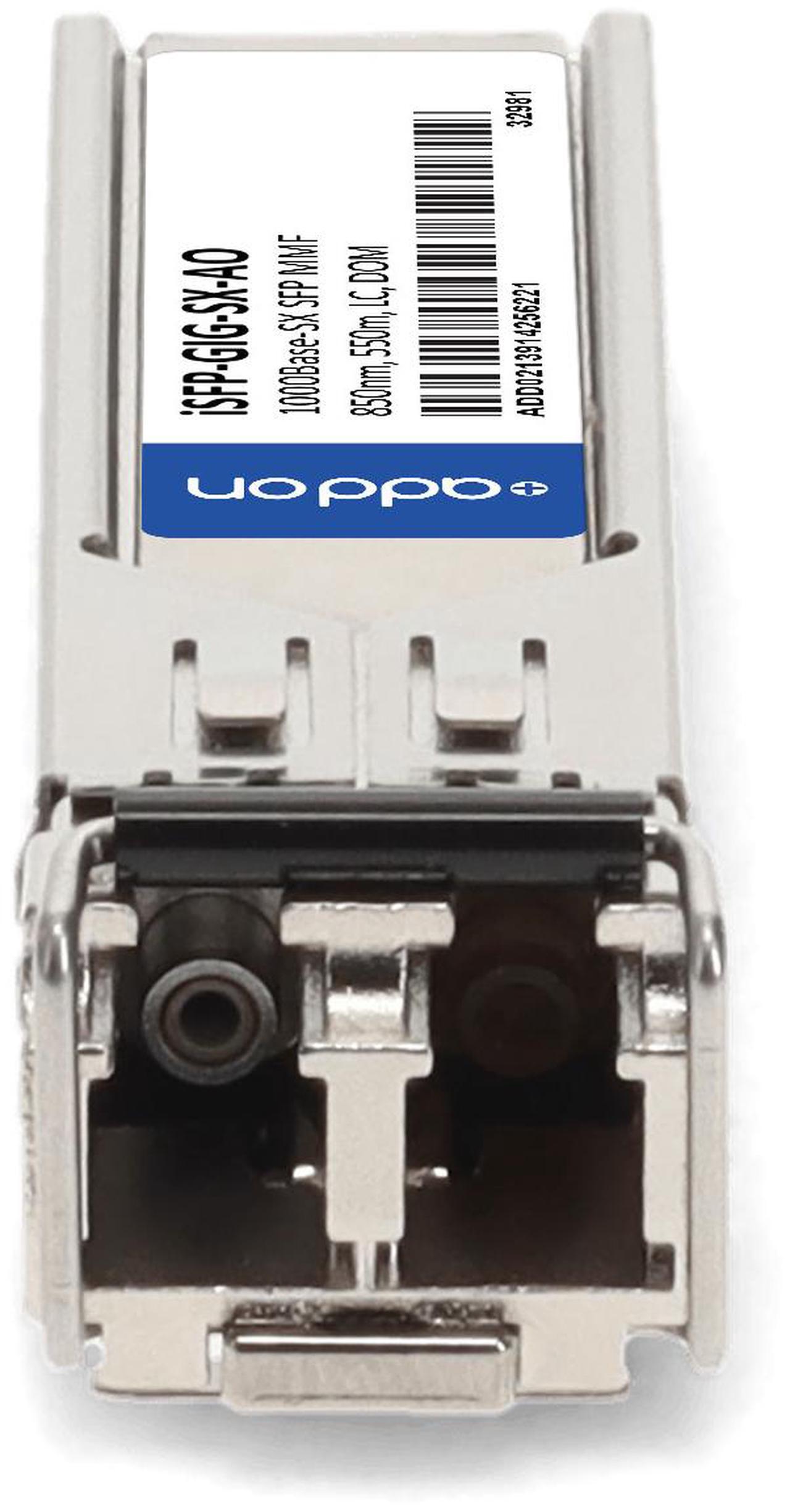 Alt view image 8 of 8 - Alcatel-Lucent Nokia® iSFP-GIG-SX Compatible TAA 1000Base-SX SFP Transceiver (MMF, 850nm, 550m, LC, DOM, -40 to 85C)