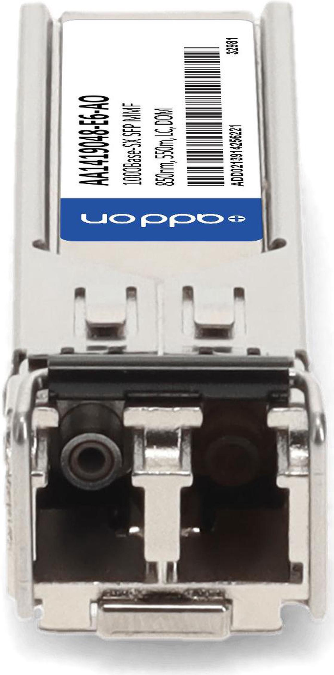 Alt view image 7 of 7 - Avaya/Nortel® AA1419048-E6 Compatible TAA 1000Base-SX SFP Transceiver (MMF, 850nm, 550m, LC, DOM)