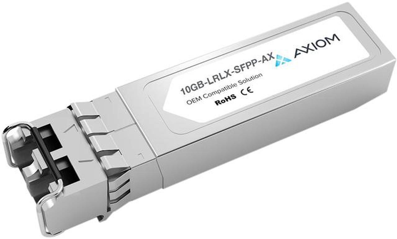 Axiom 10GB / 1GB Dual Rate, SM 1310 nm 10GBASE-LR / 1000BASE-LX, 10 km LC SFP+