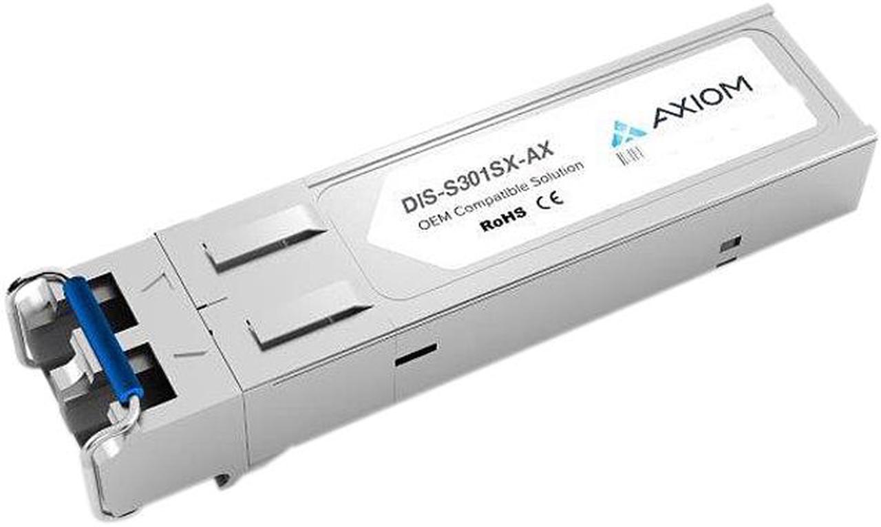 Axiom 1-port Mini-GBIC SFP to 1000BaseSX Multi-Mode Fibre Transceiver