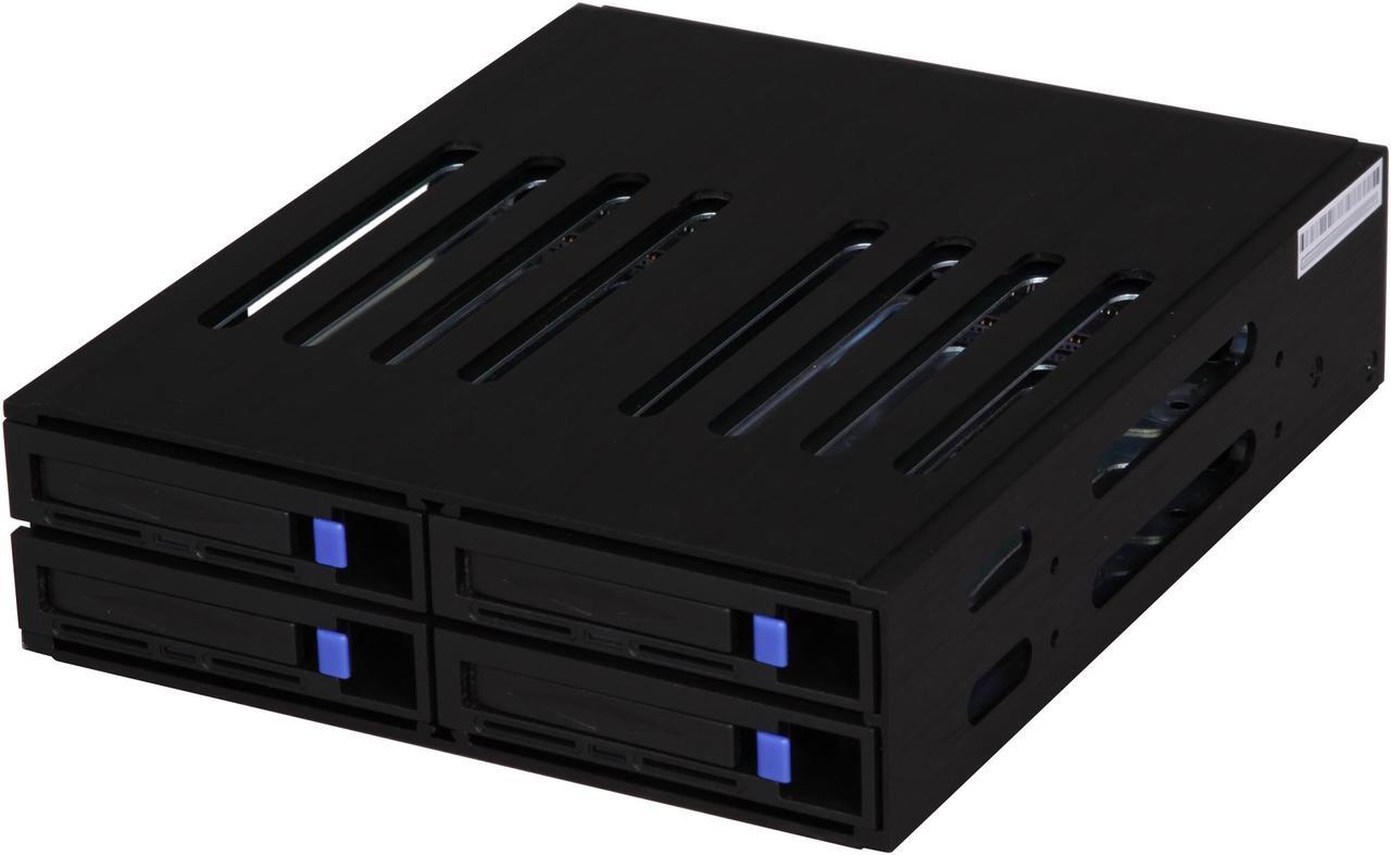 Main image of SNT SNT-SAS425 4 x 2.5" HDD in 1 x 5.25" bay SAS/SATA 2.5" Hot Swap Backplane RAID cage Daisy Chain Ready