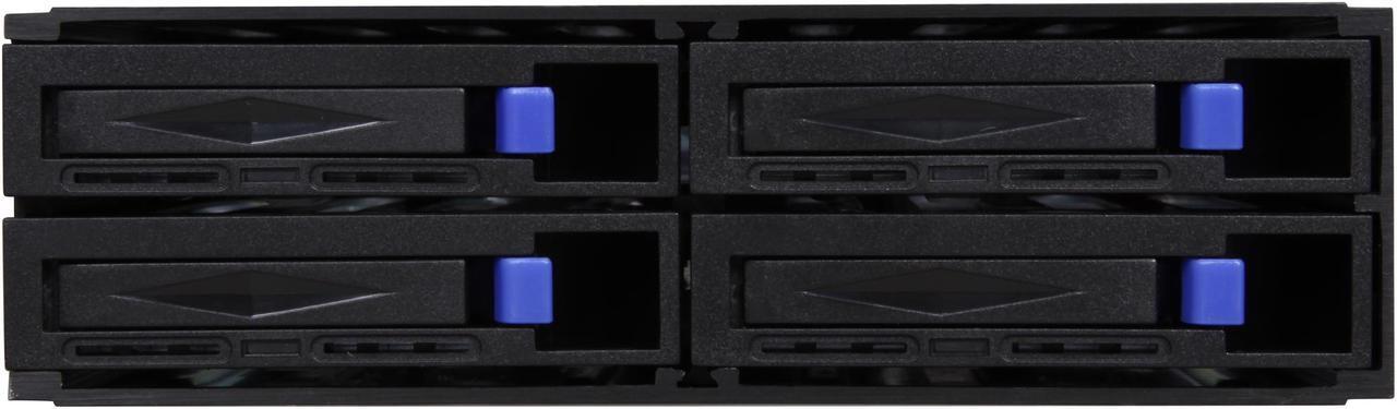 Alt view image 2 of 6 - SNT SNT-SAS425 4 x 2.5" HDD in 1 x 5.25" bay SAS/SATA 2.5" Hot Swap Backplane RAID cage Daisy Chain Ready