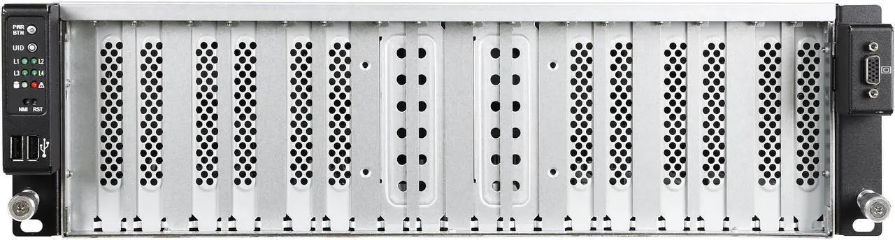 Alt view image 2 of 4 - Asrock Rack 3U8G+/C621 3U Rackmount Server Barebone Dual Socket LGA3647 Intel C621 8 GPU
