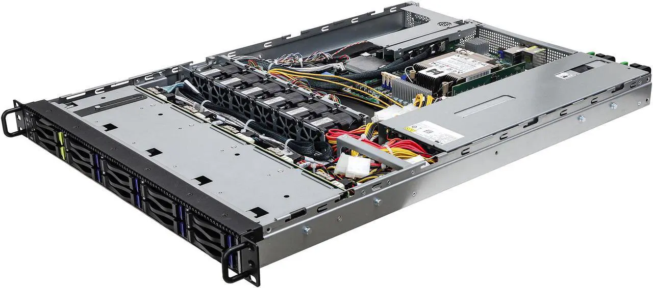 Alt view image 3 of 7 - ASRock Rack 1U8S2E-ICX/2T 1U Rackmount Server Barebone LGA 4189 Intel C621A, Supports DDR4 288-pin