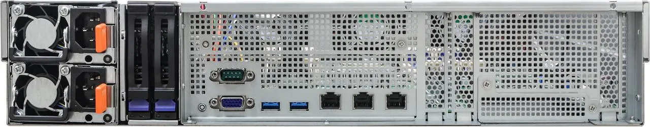 Alt view image 3 of 5 - Asrock Rack 2U24E2S-ROME 2U Rackmount Storage Server Barebone 24 NVMe bays and 2 bays SATA/SAS AMD EPYC 7003 (with AMD 3D V-Cache Technology)/7002 series processors