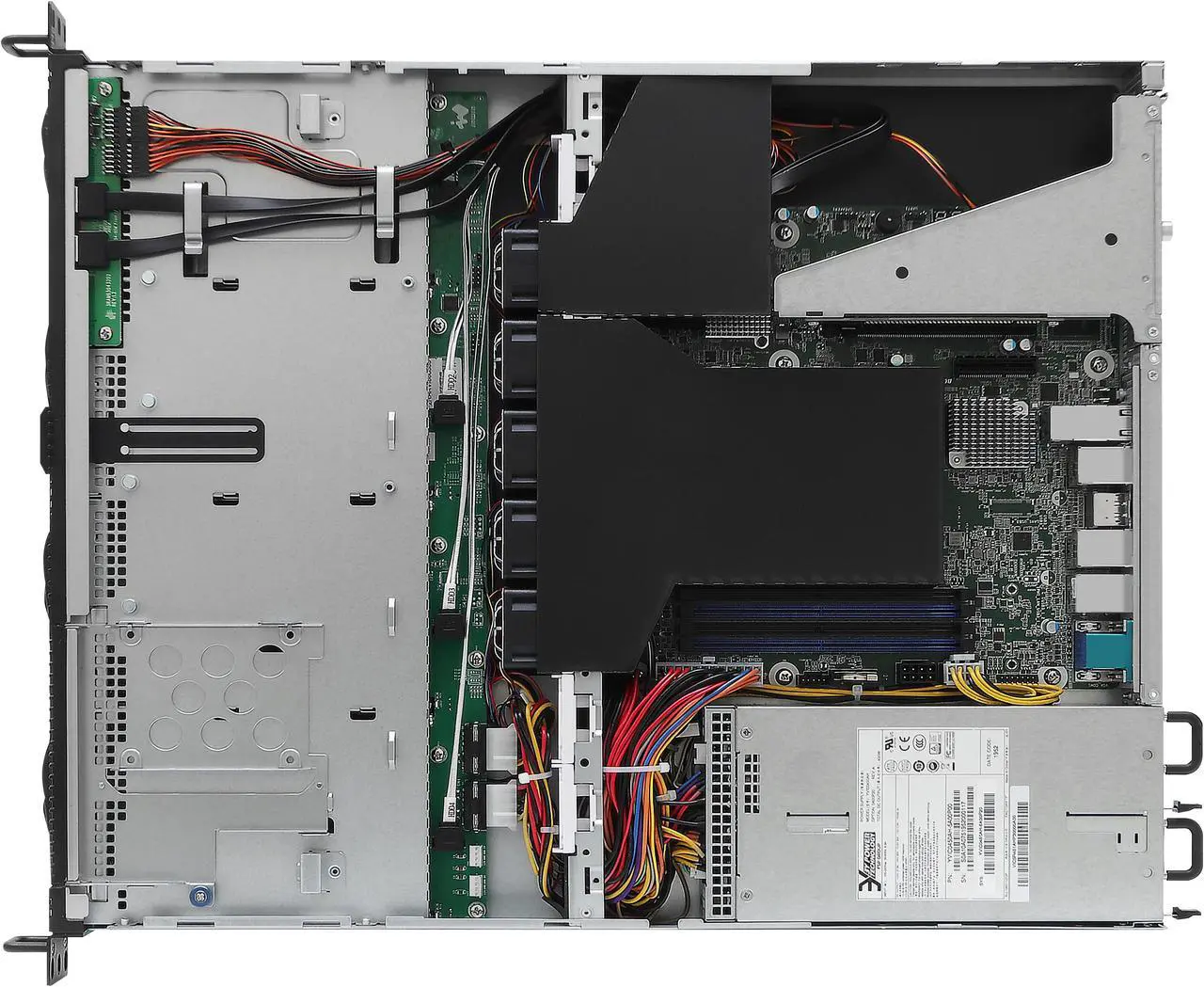 Alt view image 2 of 4 - ASRock Rack 1U4LW-B650/2L2T RPUS 1U Rackmount General Purpose Server Barebone AMD Single Socket AM5 (LGA 1718) 4 SATA bays Dual 10G Lan Dual 1G Lan 450W redundant PWS