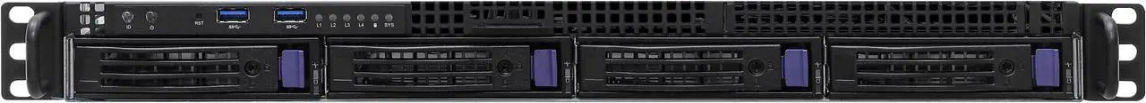 Alt view image 3 of 4 - ASRock Rack 1U4LW-B650/2L2T RPUS 1U Rackmount General Purpose Server Barebone AMD Single Socket AM5 (LGA 1718) 4 SATA bays Dual 10G Lan Dual 1G Lan 450W redundant PWS