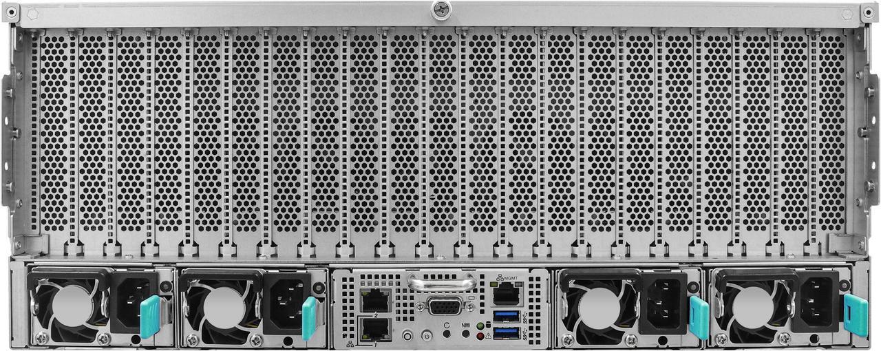 Alt view image 3 of 5 - ASRock Rack Server GPU Barebone 4U8G-GENOA2 Dual Socket SP5 (LGA 6096), AMD EPYC™ 9005*/9004 8GPU
