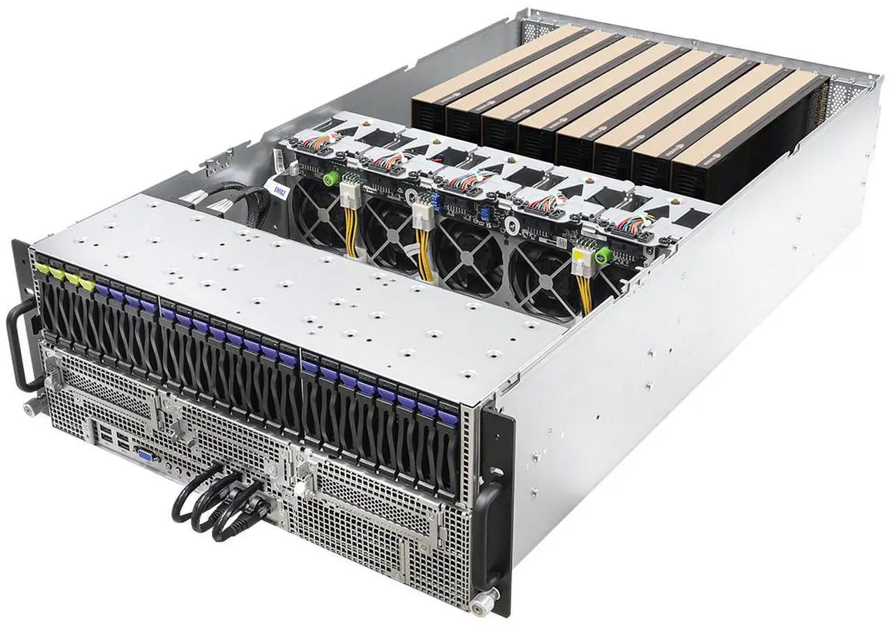 Main image of ASRock Rack Server Barebone 4U8G-TURIN2 4U Dual Socket SP5 (LGA 6096), supports AMD EPYC 9005/9004 (with AMD 3D V-Cache Technology) and 97x4 series processors 8 GPU
