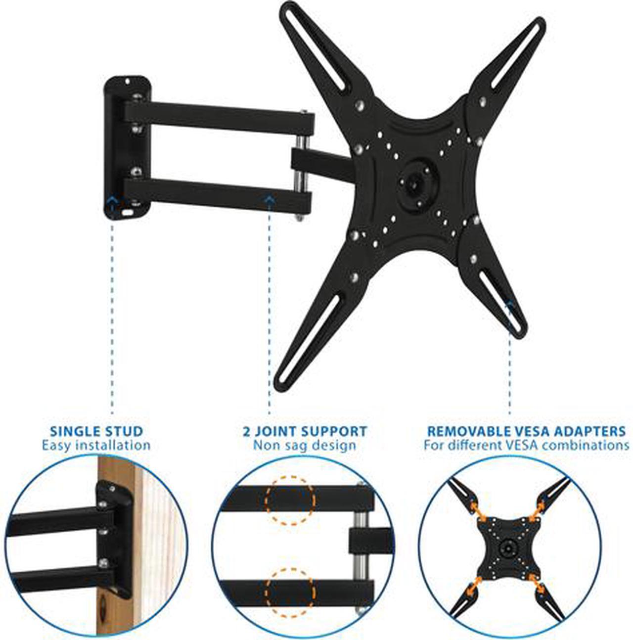 Relaunch Universal TV wall mounting bracket design fits most of 23-55 LCD/LED/Plasma TVs