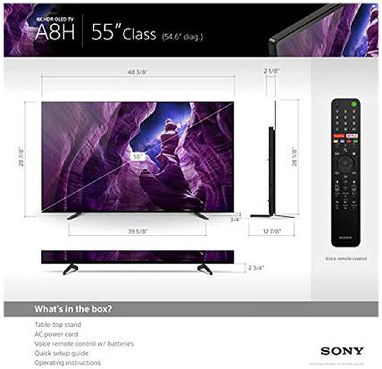 Alt view image 10 of 13 - Sony XBR55A8H 55" BRAVIA OLED 4K Smart TV with HDR