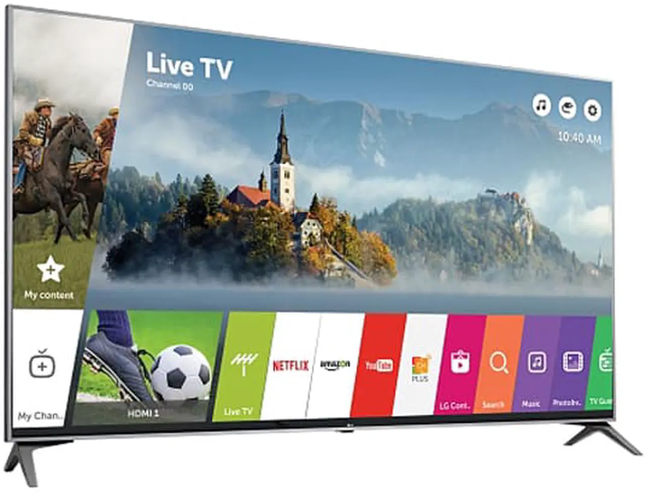 Alt view image 3 of 5 - LG 60UJ7700 60-Inch 4K UHD Smart TV with HDR (2017)