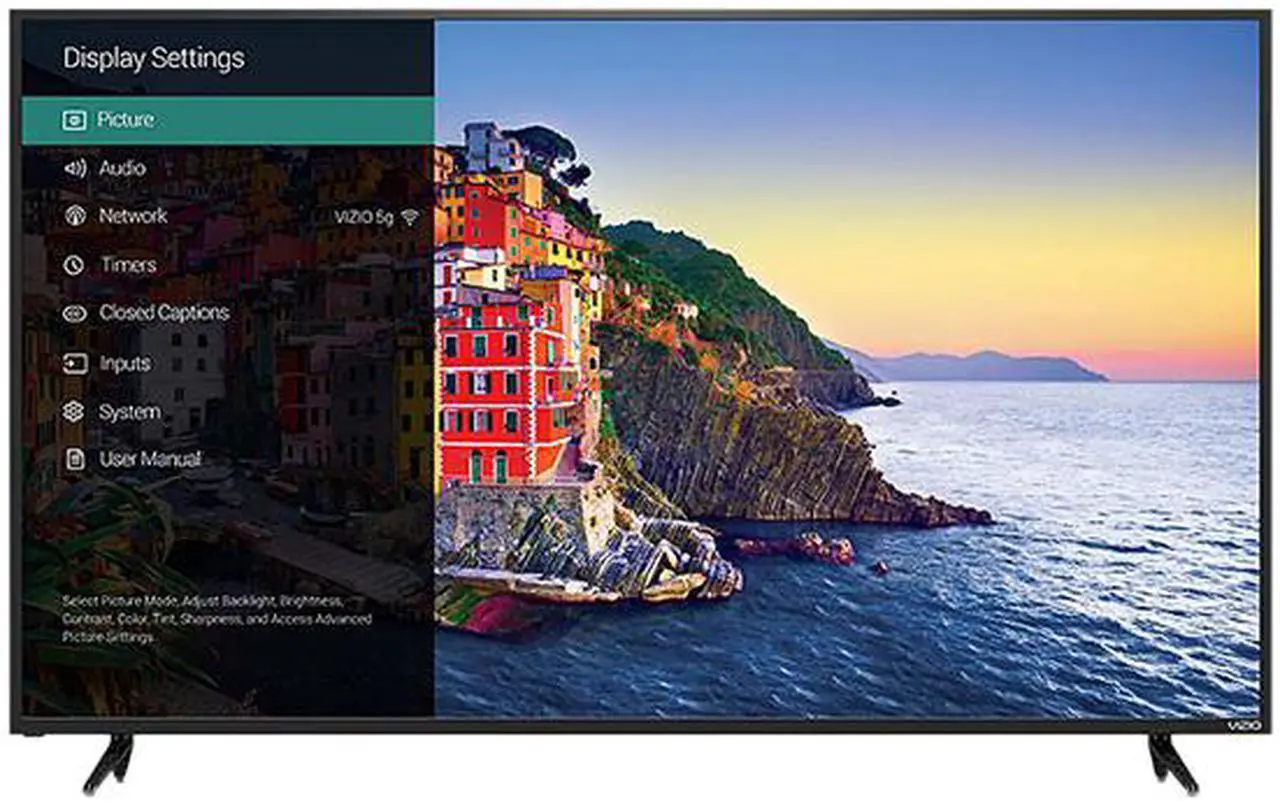Alt view image 4 of 6 - Vizio E-Series E55-E2 55-inch SmartCast 4K Ultra HD Home Theater Display LED TV - 3840 x 2160 - 5M:1 - 180 Clear Action - 120 Hz - HDMI, USB