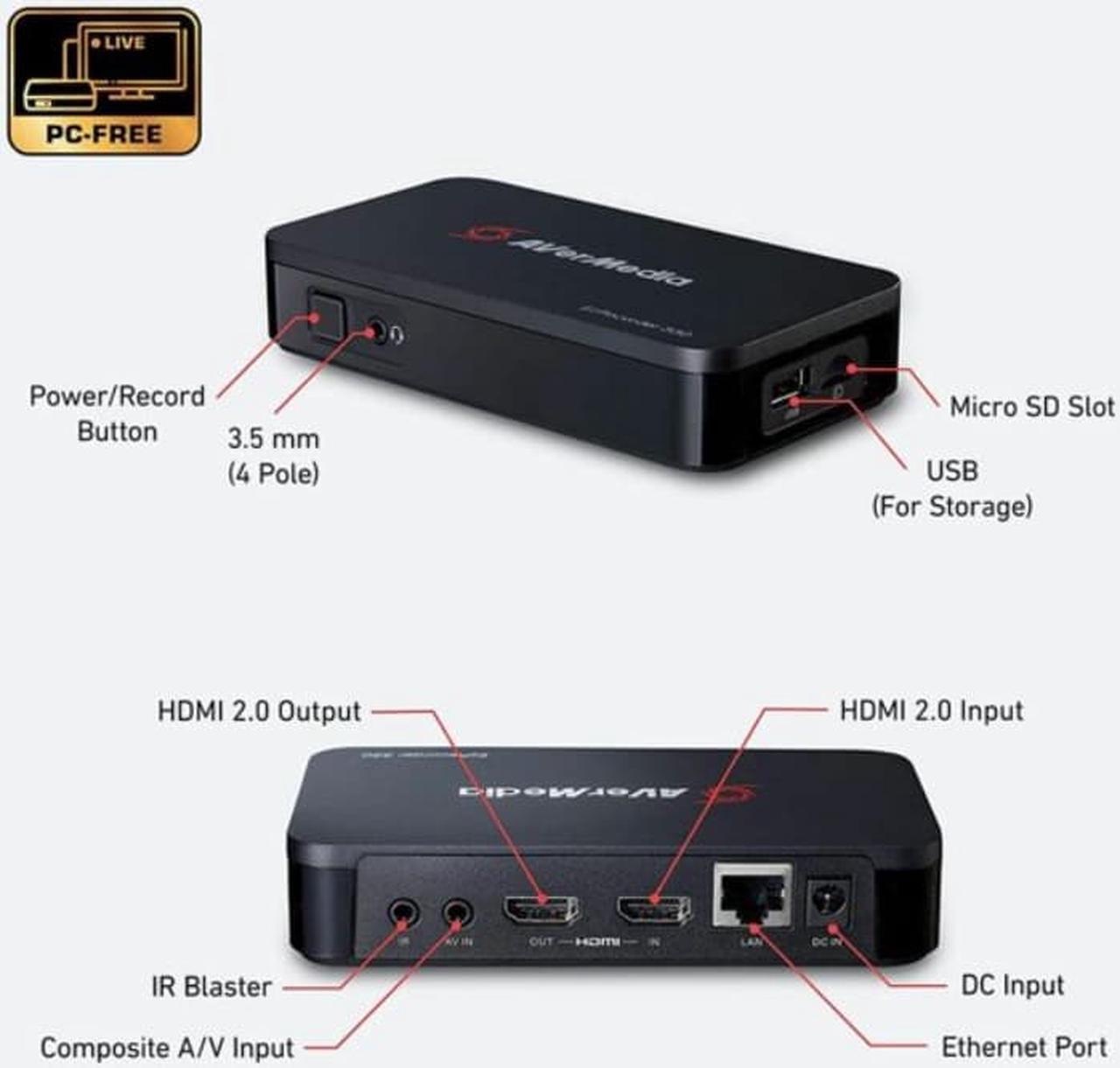 Alt view image 2 of 2 - AVerMedia EzRecorder 330 (ER330) standalone all-in-one digital video recorder (DVR)