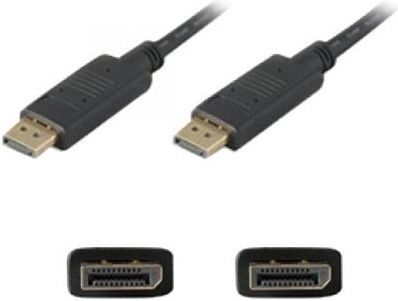 AddOn DISPLAYPORT10F AddOn 3.05m (10.00ft) DisplayPort Male to Male Black Cable - 100% compatible with select devices.