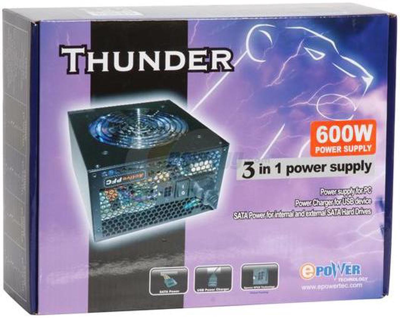 Alt view image 10 of 10 - ePOWER EP-600-TD2 600 W ATX12V Power Supply