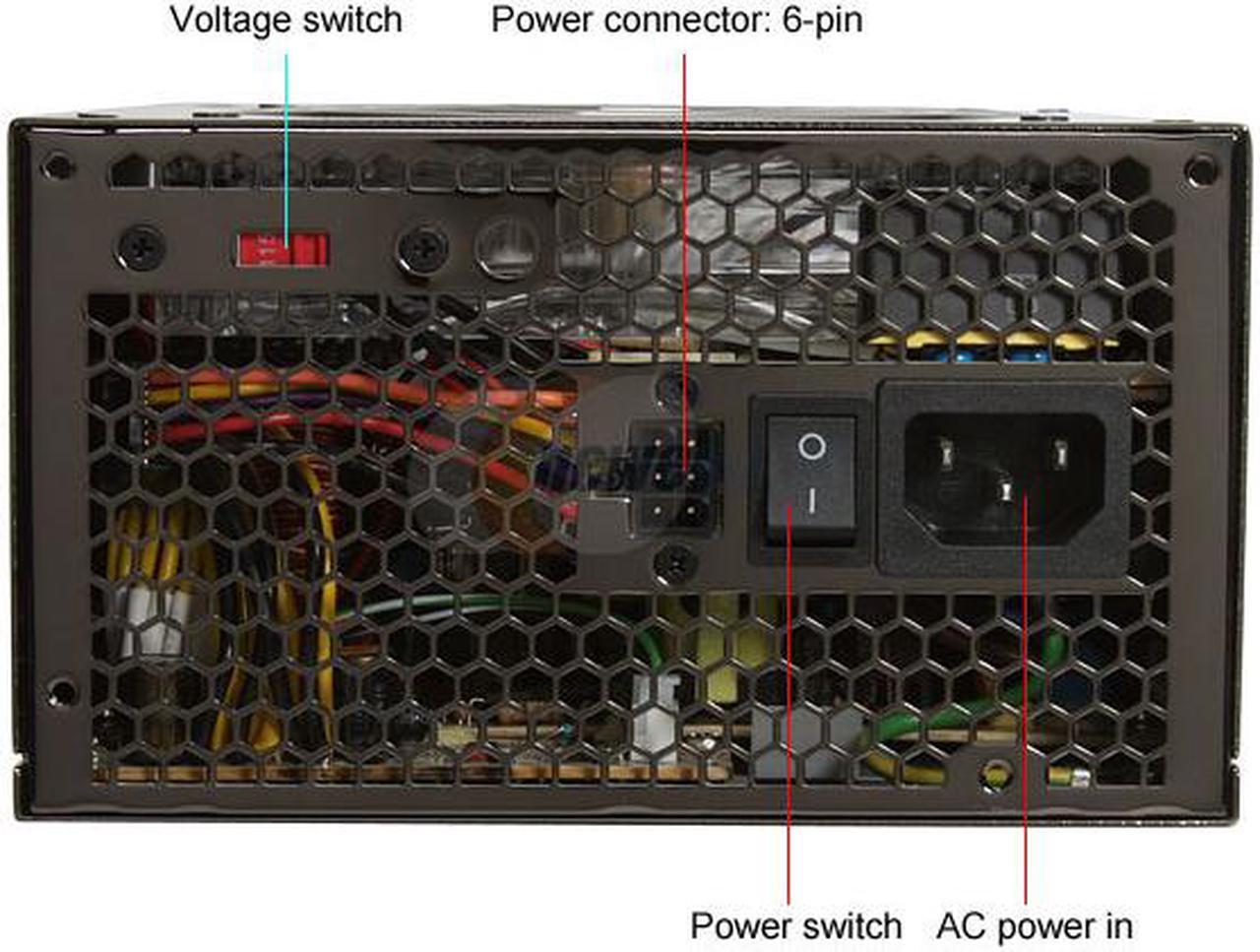 Alt view image 2 of 10 - ePOWER EP-600-TD2 600 W ATX12V Power Supply