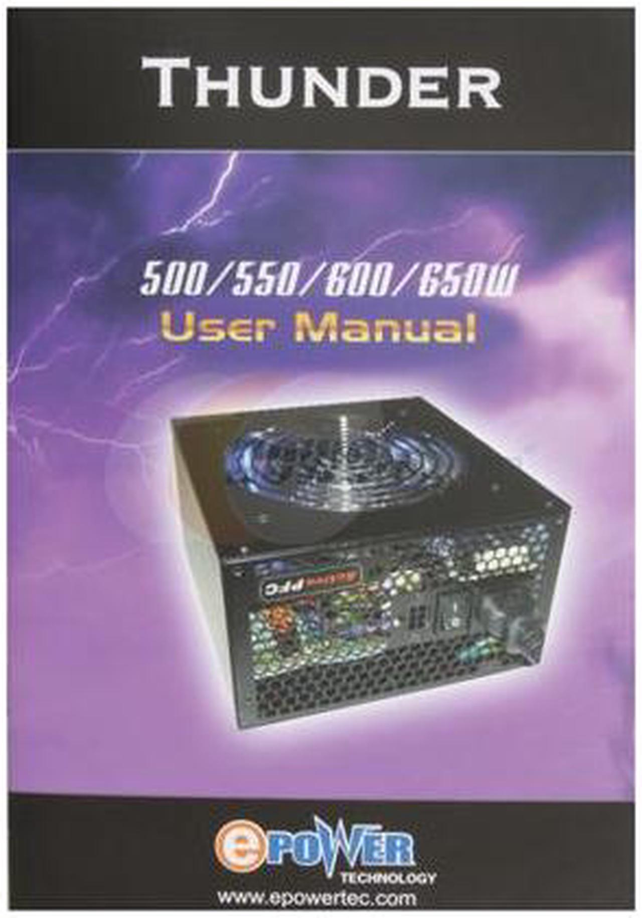 Alt view image 9 of 10 - ePOWER EP-600-TD2 600 W ATX12V Power Supply