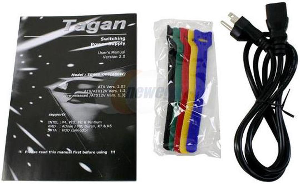 Alt view image 4 of 7 - Tagan TG-480 480W ATX    Power Supply