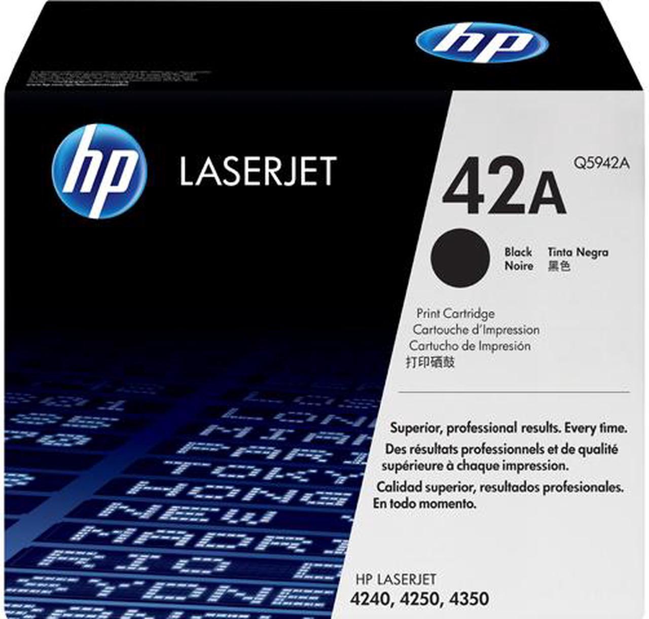 HP 42A LaserJet Toner Cartridge - Black