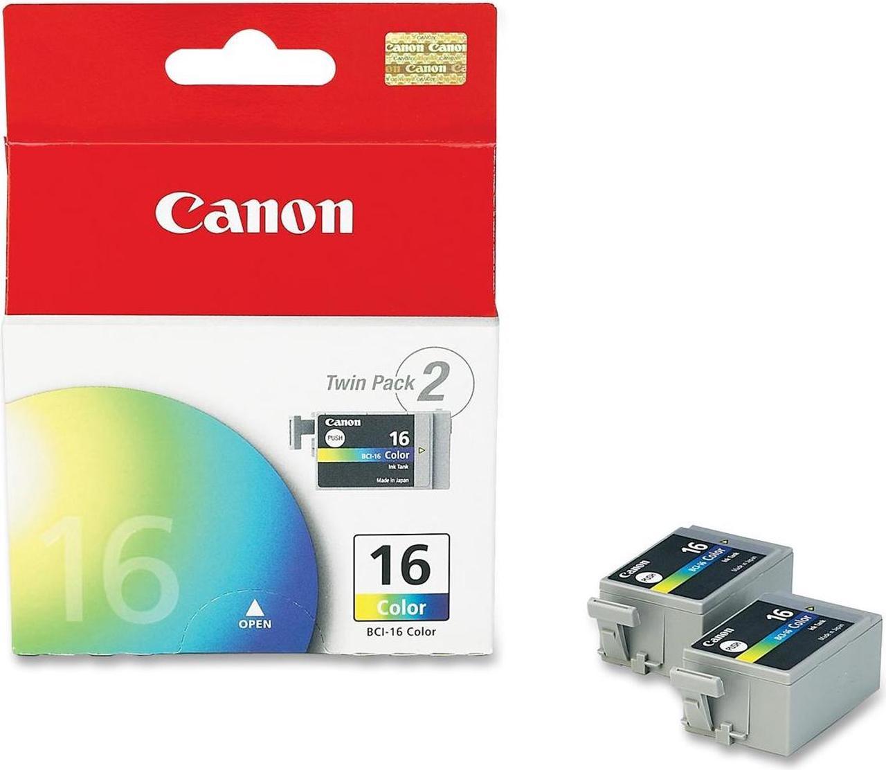 Canon BCI-16 Ink Cartridge - Dual Pack - Color