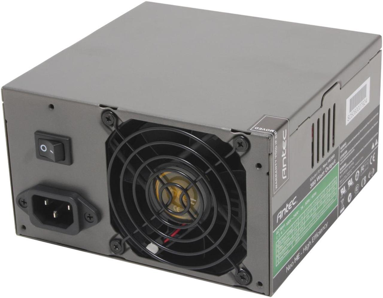Main image of Antec NeoPower NeoHE 380 380 W ATX12V SLI Certified CrossFire Ready Modular Active PFC Power Supply