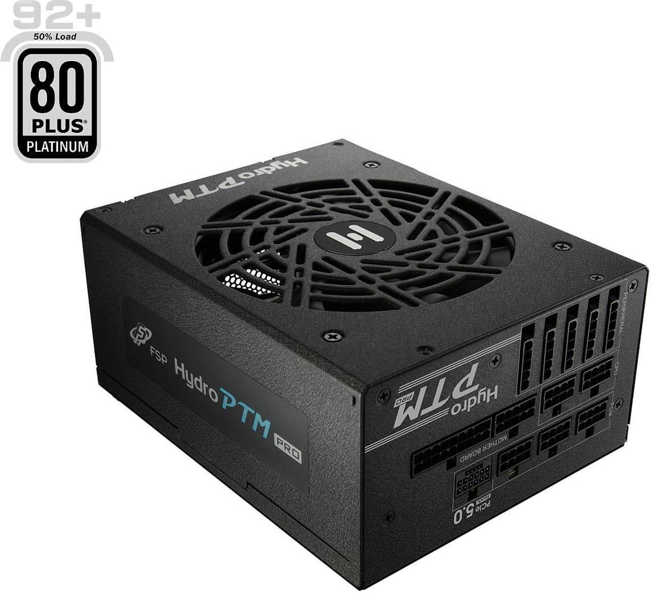 Main image of FSP Group HPT2-1200M,Gen5 1200 W ATX3.0 80 PLUS PLATINUM Certified Full Modular Active PFC FSP Hydro PTM PRO 1200W 80 Plus Platinum Full Modular ATX 12V v2.5 Active PFC Power Supply