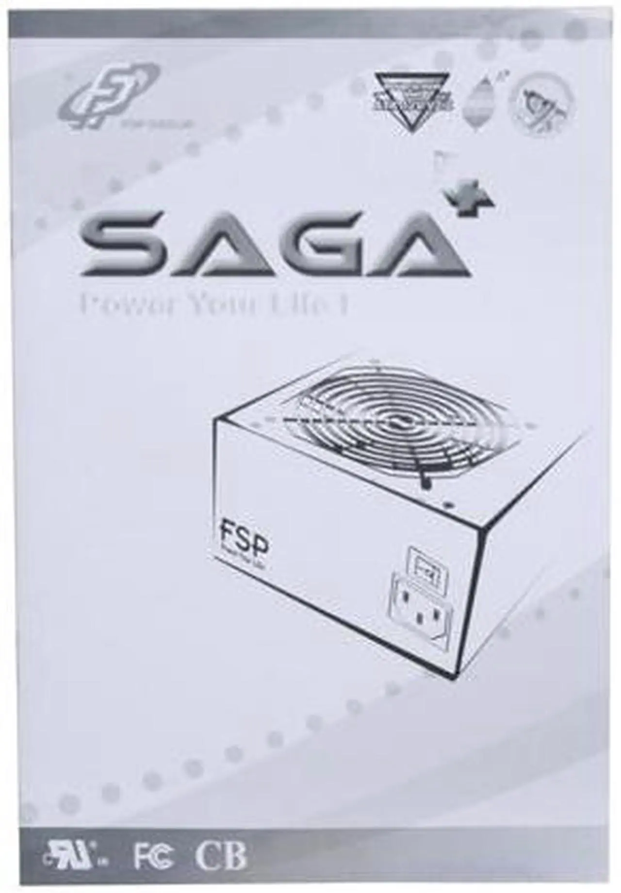 Alt view image 9 of 10 - FSP Group SAGA+ 400R 400W ATX12V  Power Supply