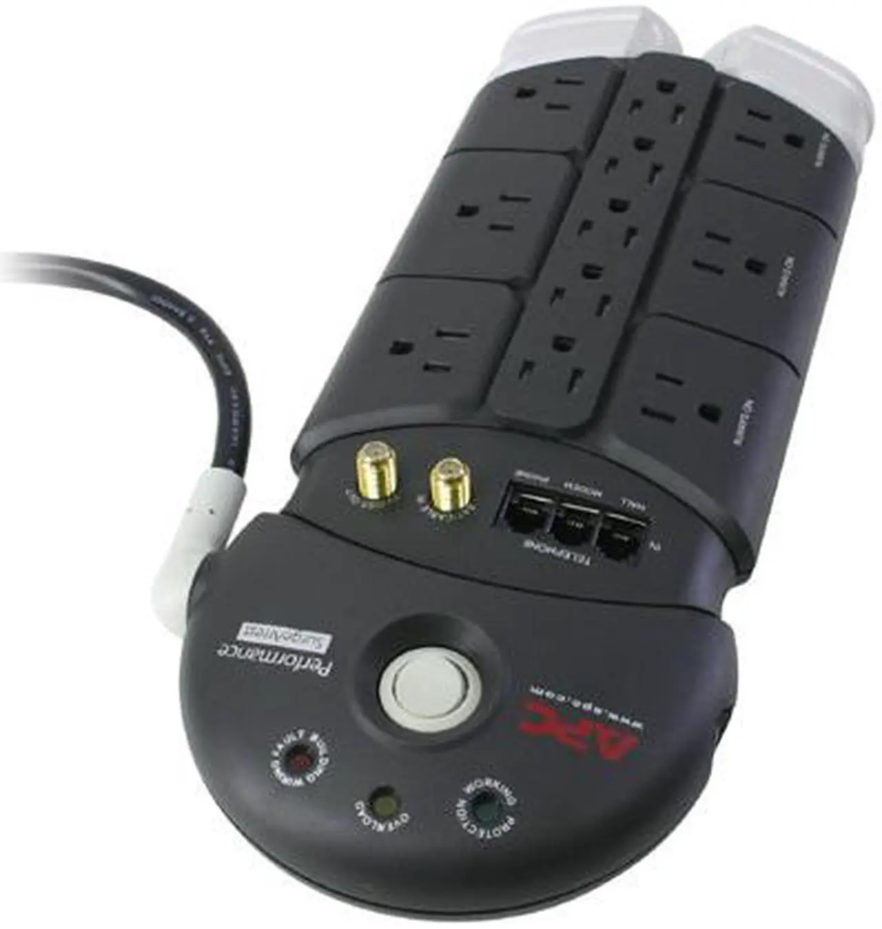 Alt view image 2 of 5 - APC PF11VT3 10 feet 11 Outlets 2030 joule SurgeArrest