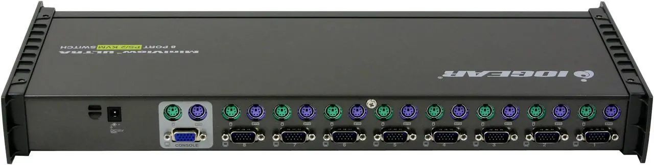 Alt view image 4 of 7 - IOGEAR GCS138KIT 8-Port KVM Switch w/cables Kit