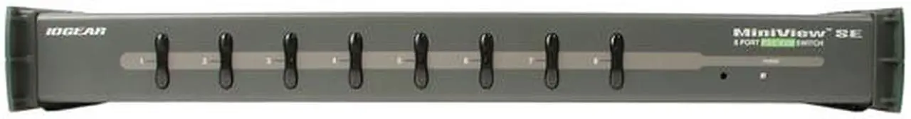 Alt view image 2 of 7 - IOGEAR GCS138KIT 8-Port KVM Switch w/cables Kit