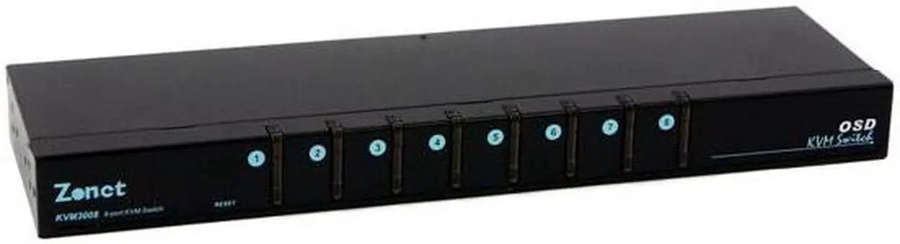 Main image of Zonet KVM3008 8 Port KVM Switch w/OSD