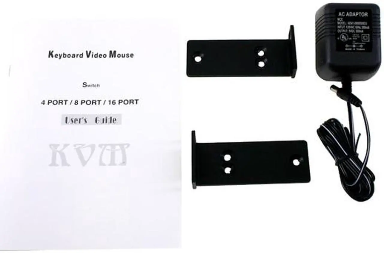 Alt view image 3 of 4 - Zonet KVM3008 8 Port KVM Switch w/OSD