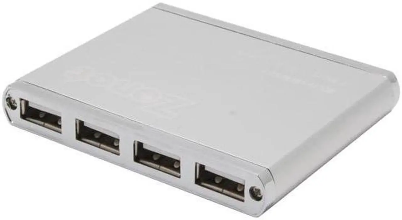 Alt view image 2 of 6 - Zonet ZUH2207 7-Port USB 2.0 Slim Hub