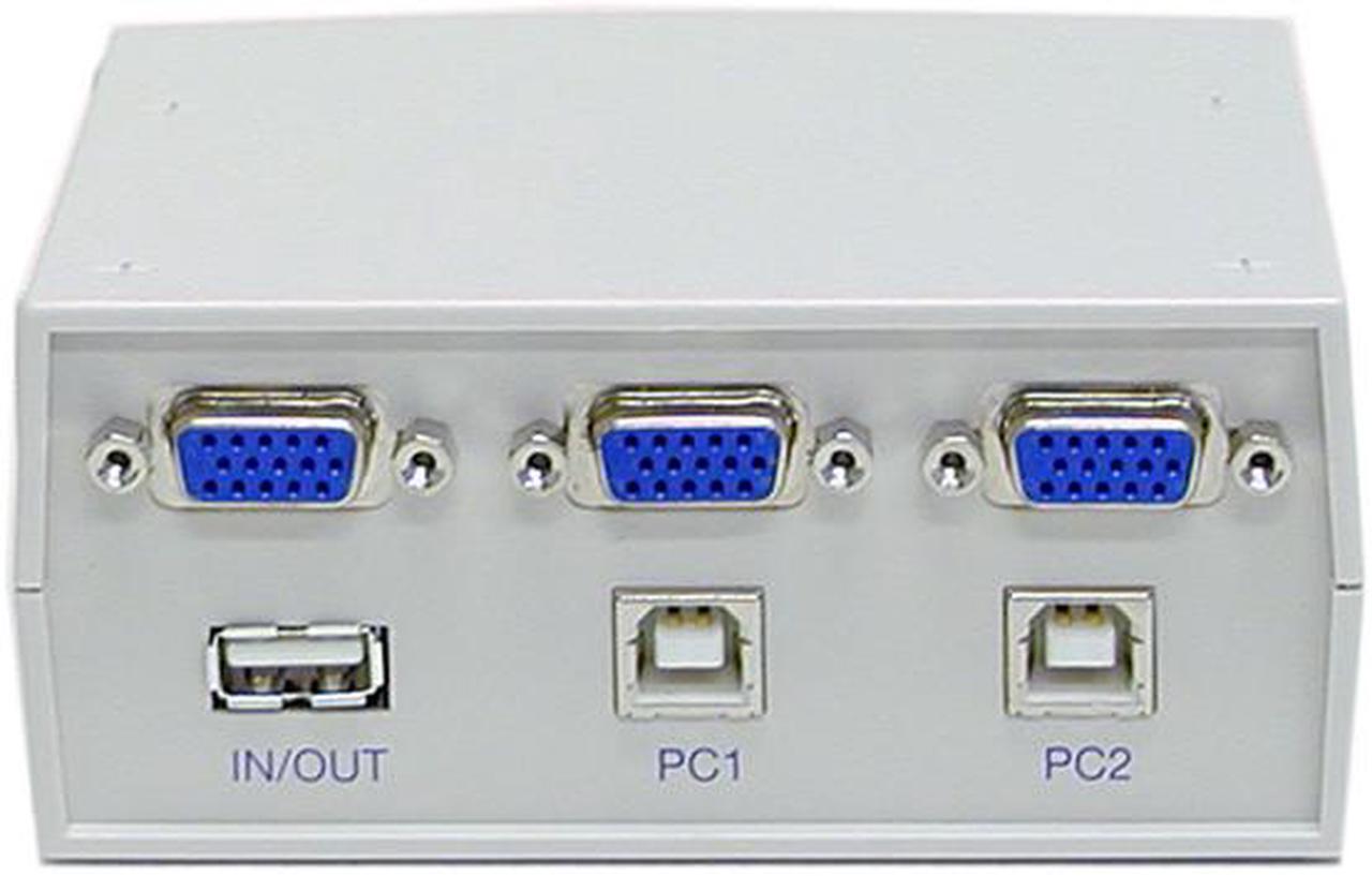 Alt view image 2 of 3 - addlogix USBMS2-AB USB/VGA KVM Switch