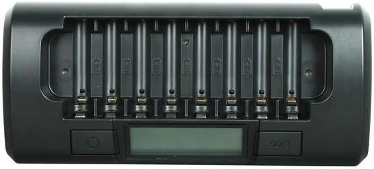 Alt view image 5 of 6 - POWEREX MH-C801D Eight Cell AA/AAA 1 Hour Charger