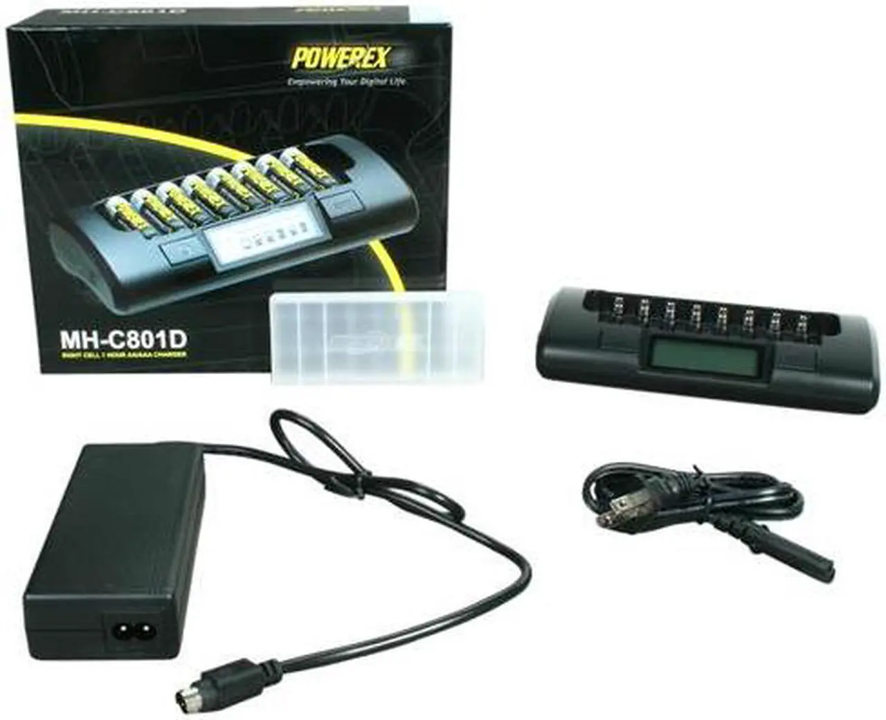 Alt view image 6 of 6 - POWEREX MH-C801D Eight Cell AA/AAA 1 Hour Charger