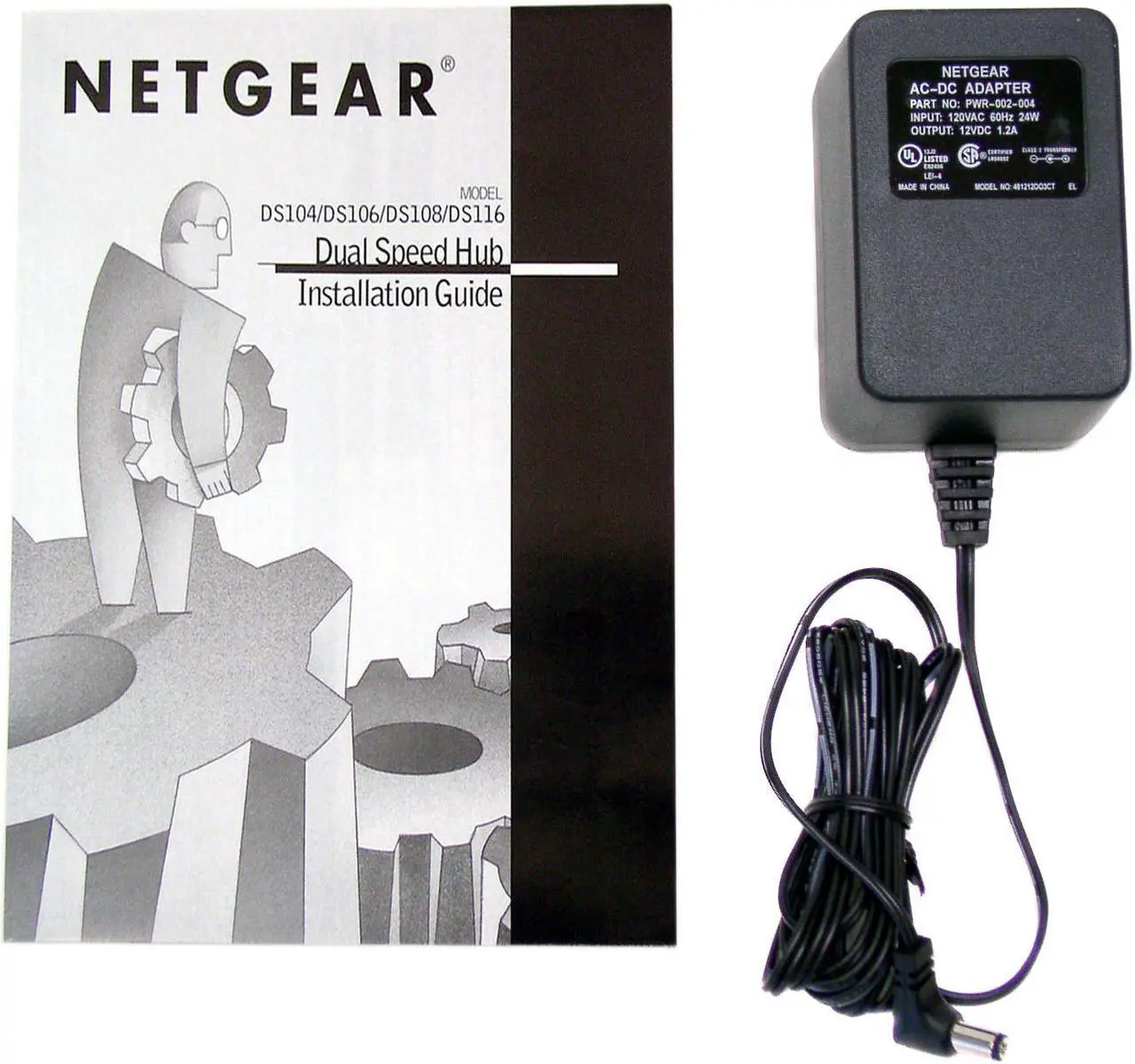 Alt view image 3 of 4 - NETGEAR DS104 4-Port 10/100Mbps Dual Speed Hub